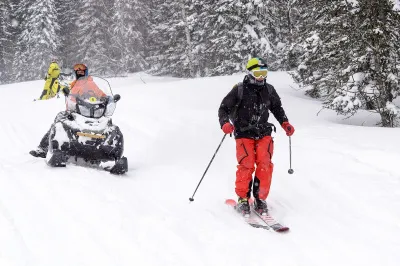 Тест-драйв снегоходной линейки Ski-Doo и Lynx 2016. Шерегеш.