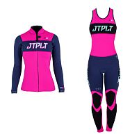 Комплект гидрокостюм и гидрокуртка JetPilot RX Navy Pink 2023