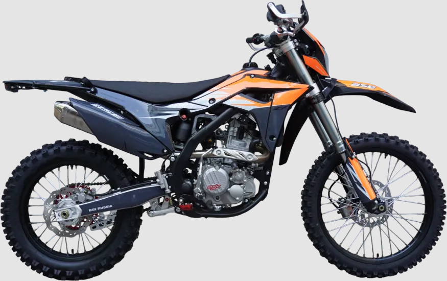 Мотоцикл кроссовый BSE Z7 Orange Neon Мотоцикл кроссовый BSE Z7 Orange Neon
